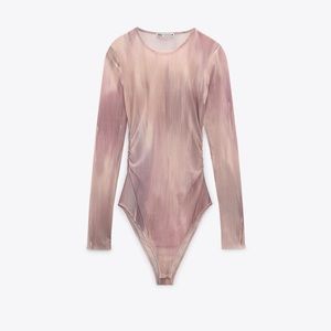 Zara Printed Tulle Bodysuit - 5644/028